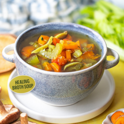 Cleaning vegetable soup from medical medium